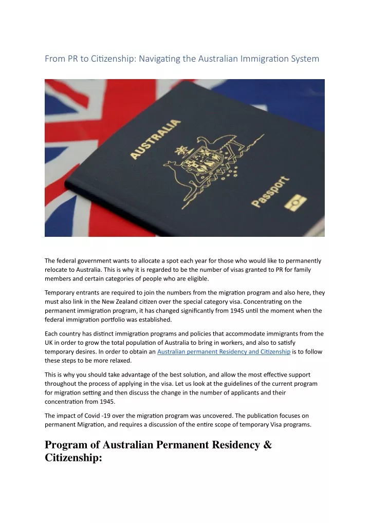 from pr to citizenship navigating the australian
