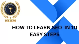 how to learn seo in 10 easy steps