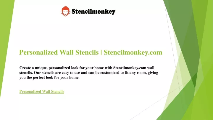 personalized wall stencils stencilmonkey com