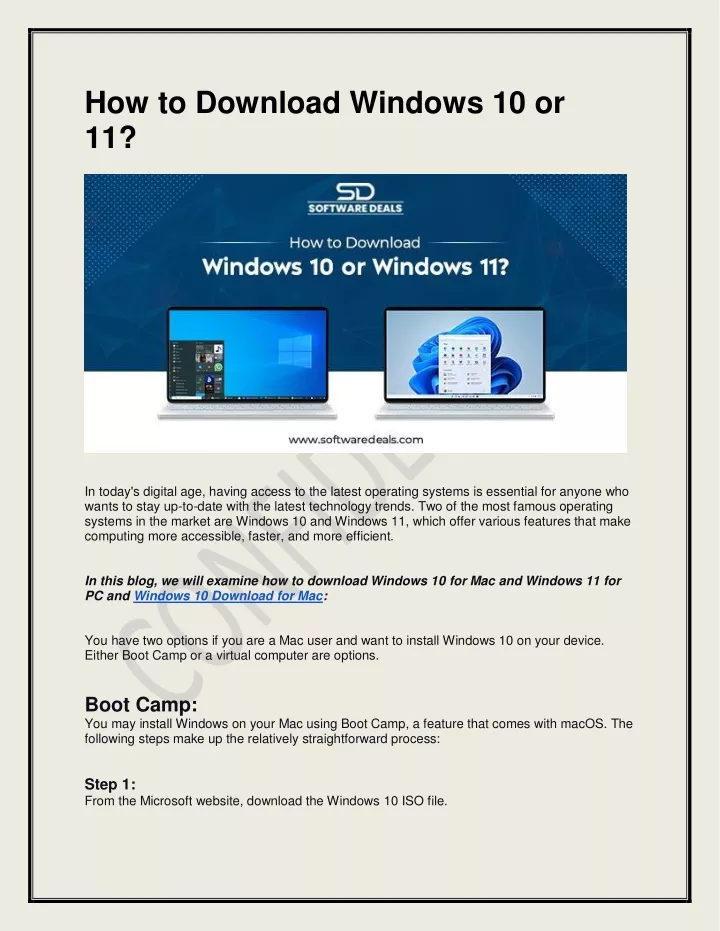 how to download windows 10 or 11