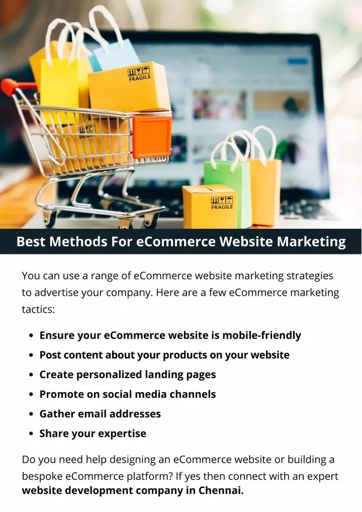 best methods for ecommerce website marketing