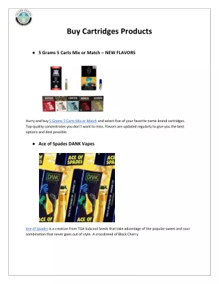 Buy Cartridges Products