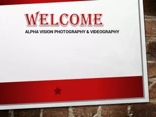 Alpha Vision Photography & Videography