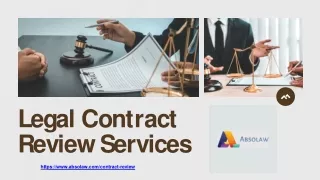 Legal Contract Review Services