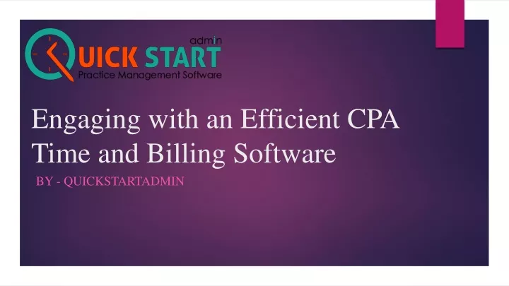 engaging with an efficient cpa time and billing software