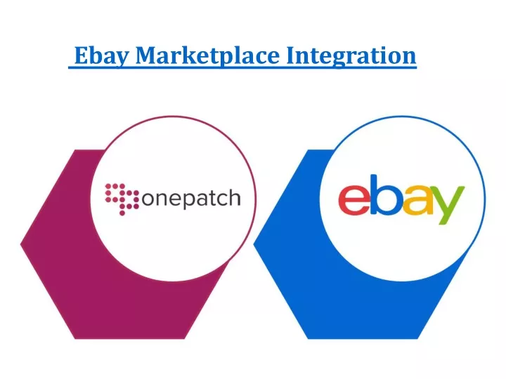 ebay marketplace integration