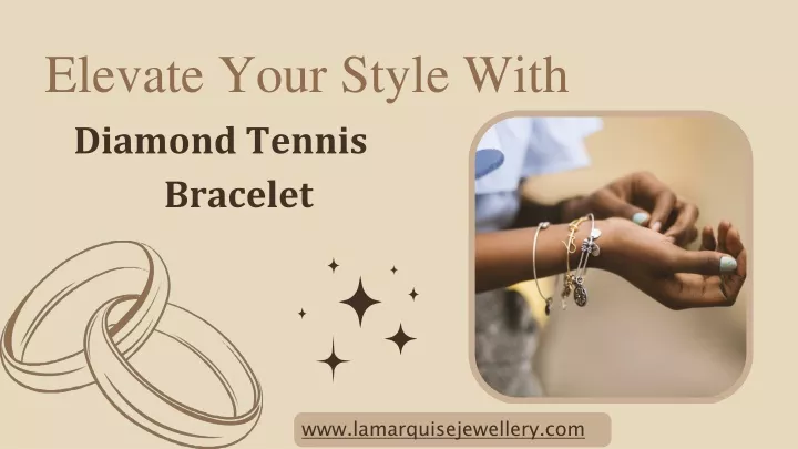 elevate your style with diamond tennis bracelet