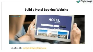build a hotel booking website