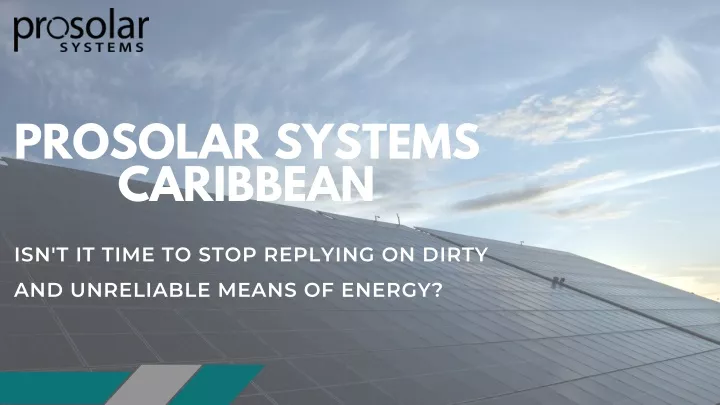 prosolar systems caribbean