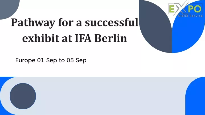 pathway for a successful exhibit at ifa berlin
