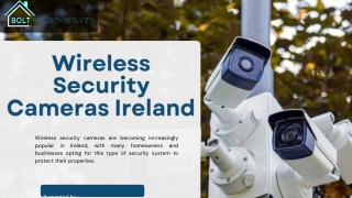 Wireless Security Cameras Ireland