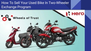 how to sell your used bike in two wheeler