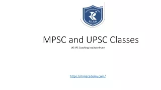 mpsc and upsc classes