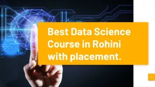 Best Data Science Course in Rohini with placement