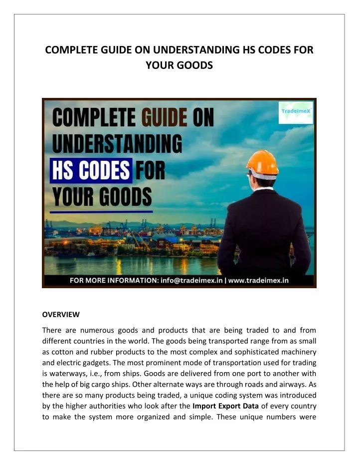 hs code for presentation tray