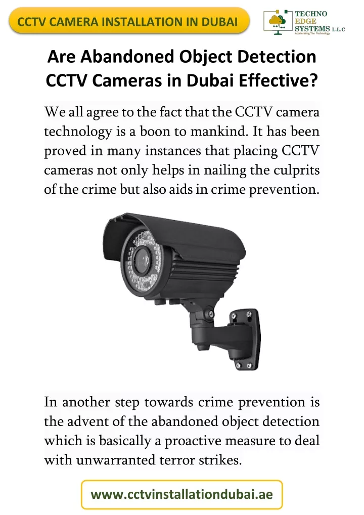 cctv camera installation in dubai