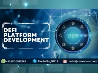 DeFi Platform Development  - Know Everything Under One Roof