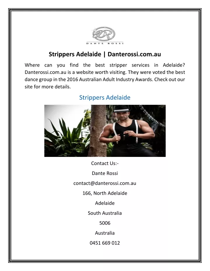 strippers adelaide danterossi com au