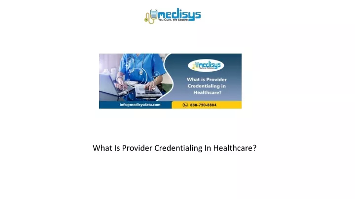 what is provider credentialing in healthcare