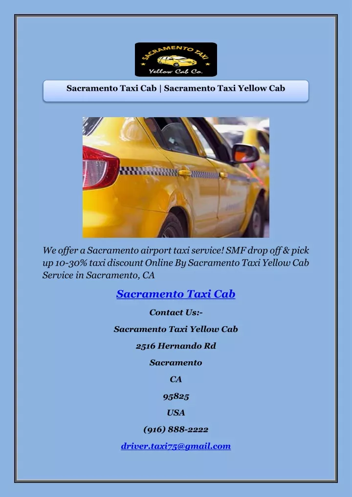 sacramento taxi cab sacramento taxi yellow cab