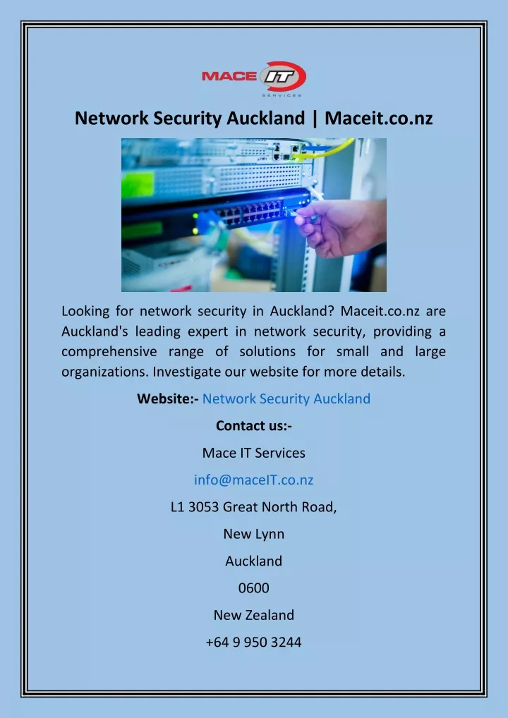 network security auckland maceit co nz