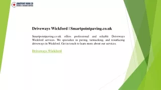 Driveways Wickford  Smartpointpaving.co.uk