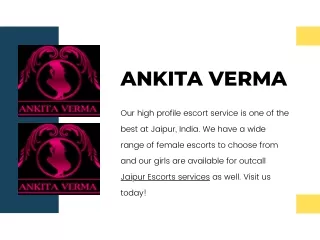 Jaipur Escorts Service - Ankitaverma
