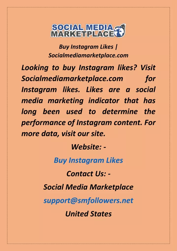 buy instagram likes socialmediamarketplace com