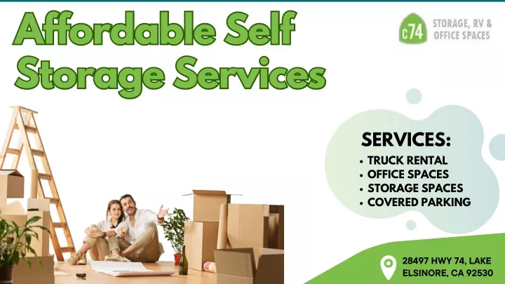affordable self storage services storage services