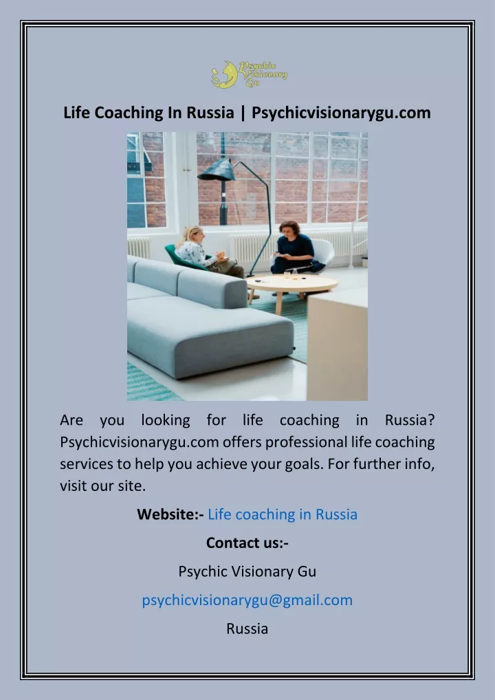life coaching in russia psychicvisionarygu com