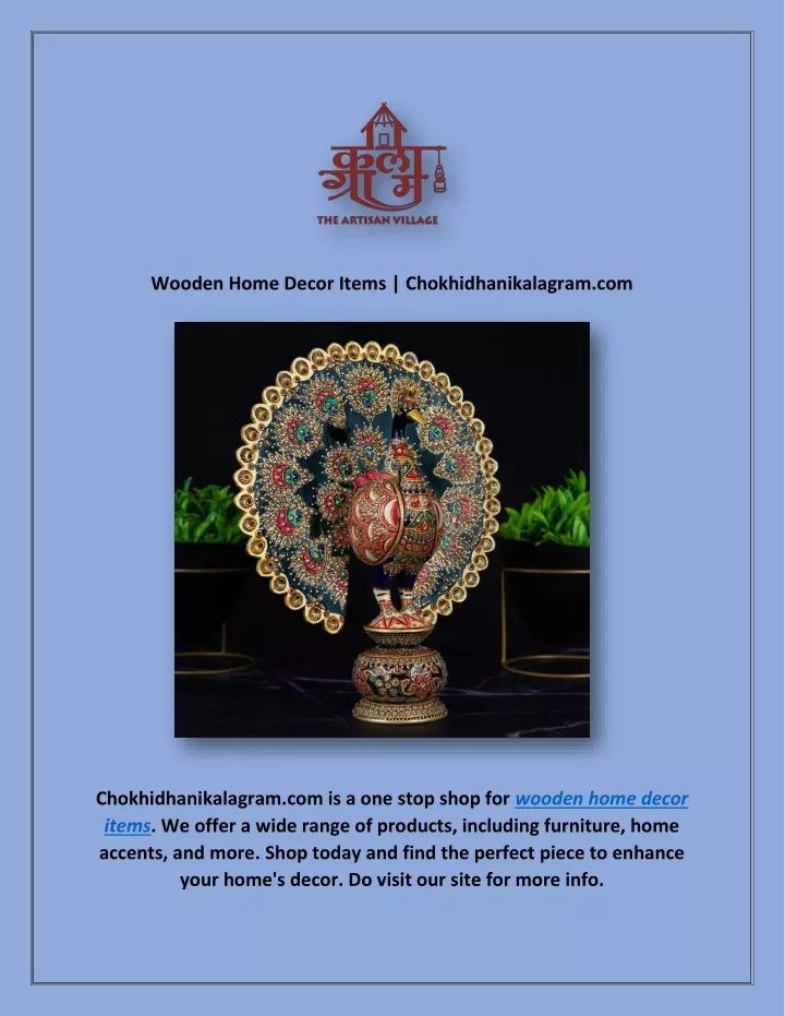 wooden home decor items chokhidhanikalagram com