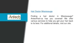 Finding Hair Doctor Mississauga