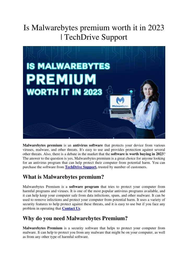 is malwarebytes premium worth it in 2023