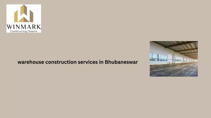 warehouse construction services in bhubaneswar