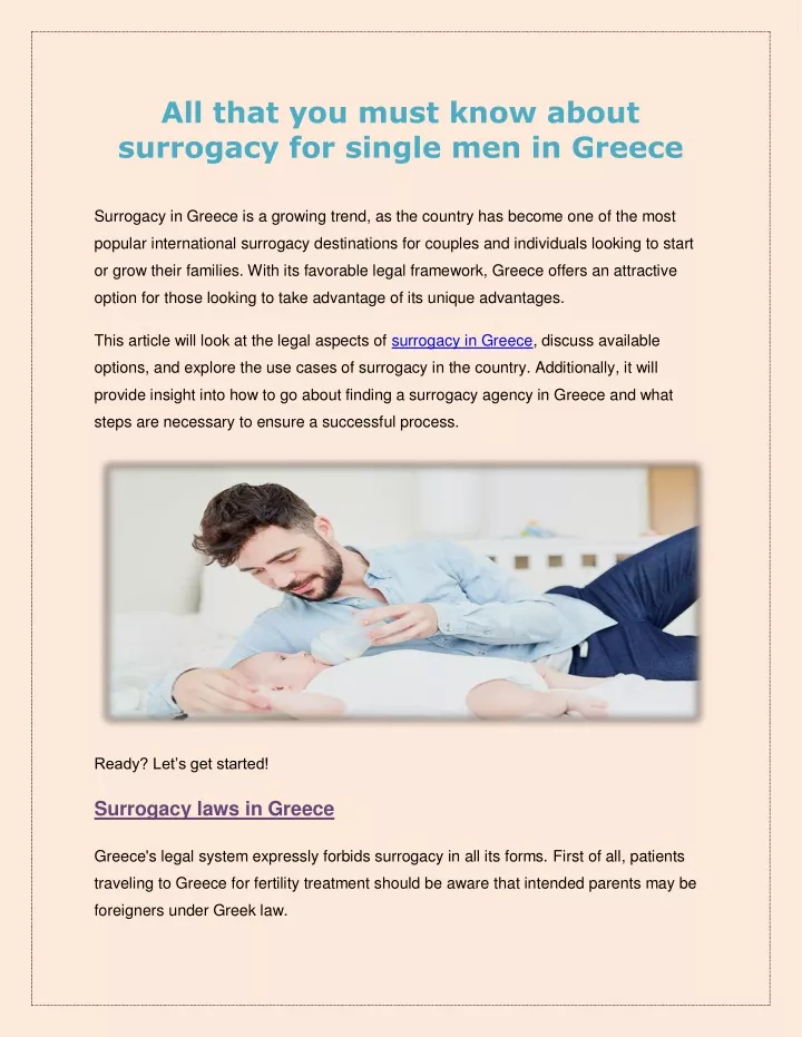 all that you must know about surrogacy for single