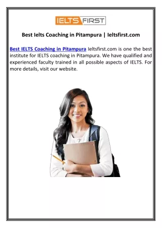 Best Ielts Coaching in Pitampura | Ieltsfirst.com