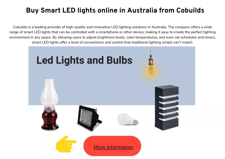 buy smart led lights online in australia from