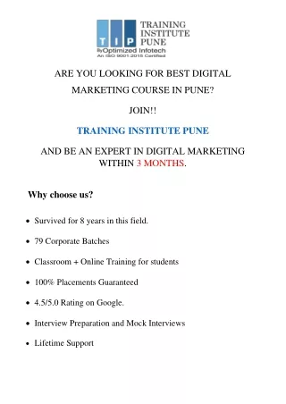 Want To Be an Expert in Digital Marketing, Check Out Here!!