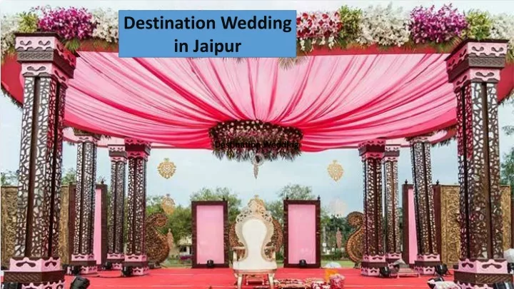 destination wedding in jaipur