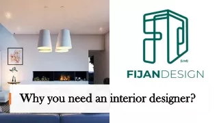 why you need an interior designer