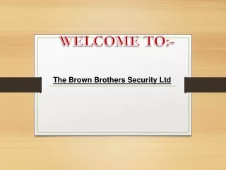 welcome to