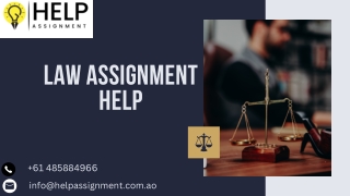 Experienced Law Assignment Writers in Australia