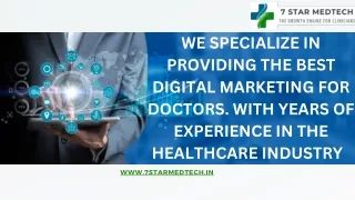 Best Digital marketing services for doctors