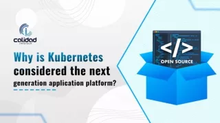 Why is Kubernetes considered the next generation application platform