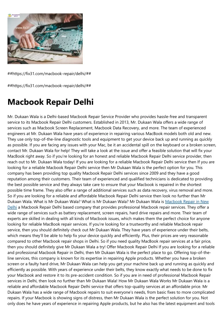 https fix31 com macbook repair delhi