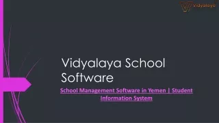 vidyalaya school software