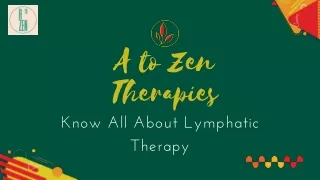 Are You Looking For Lymphatic Massage In London?
