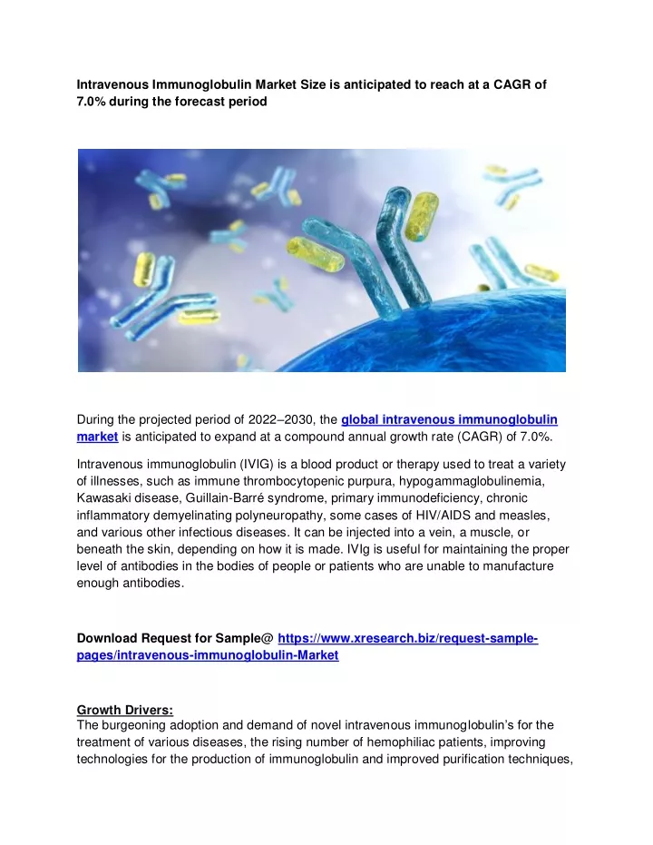 intravenous immunoglobulin market size