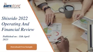 shiseido 2022 operating and financial review