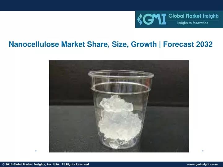 nanocellulose market share size growth forecast